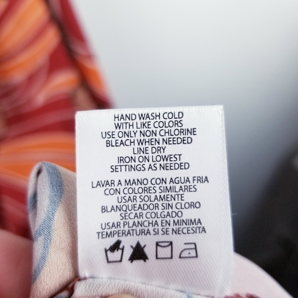 Tahari ASL High Tie Neck Sleeveless Multi Print Fit & Flare Satin Dress NWT - Picture 16 of 16